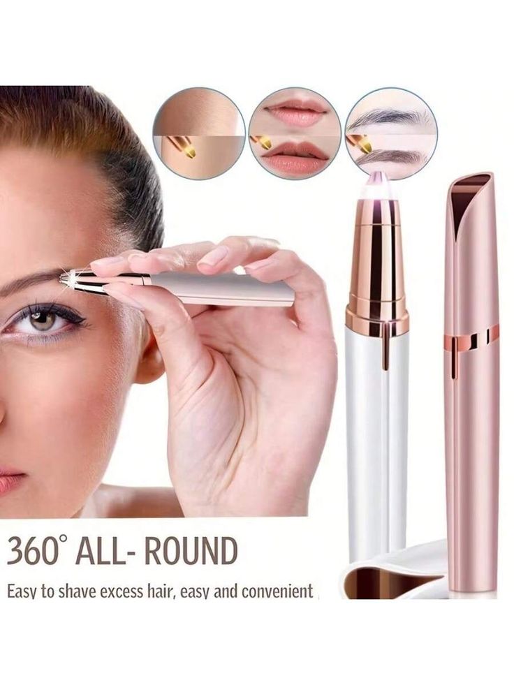 Flawless 2 in 1 Facial Hair Remover for Women – Painless Facial & Body