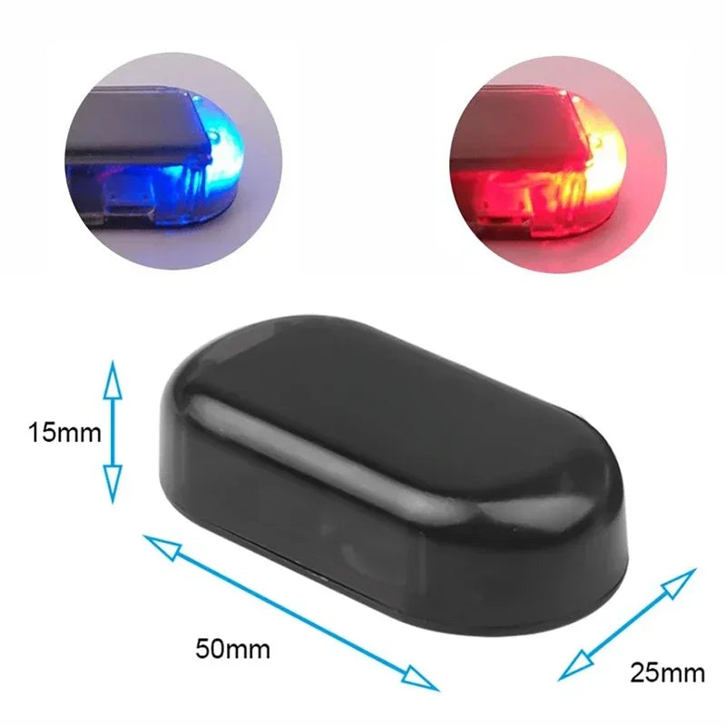Vehicle mounted solar anti-theft light