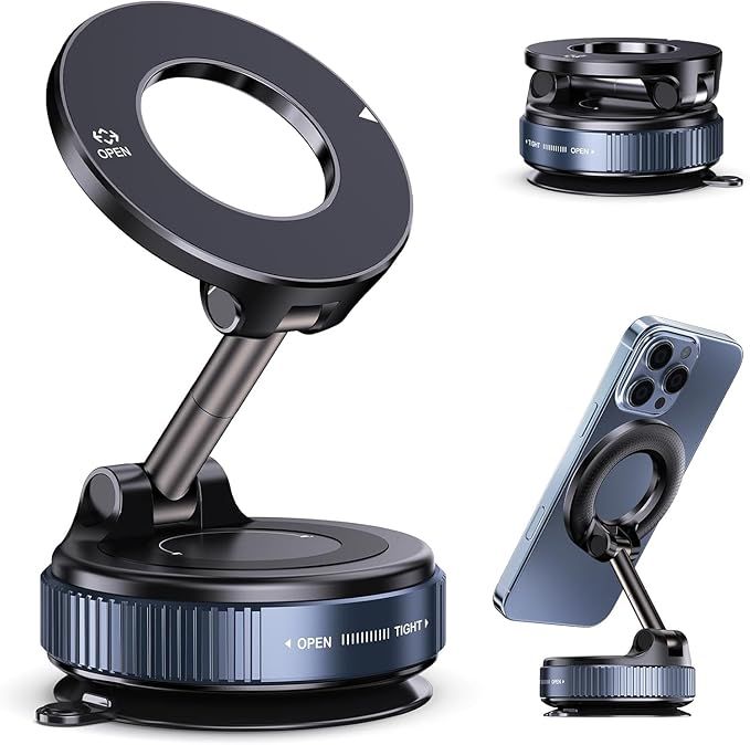 360° Magnetic Fold Stand Mobile Holder – Strong Magnet