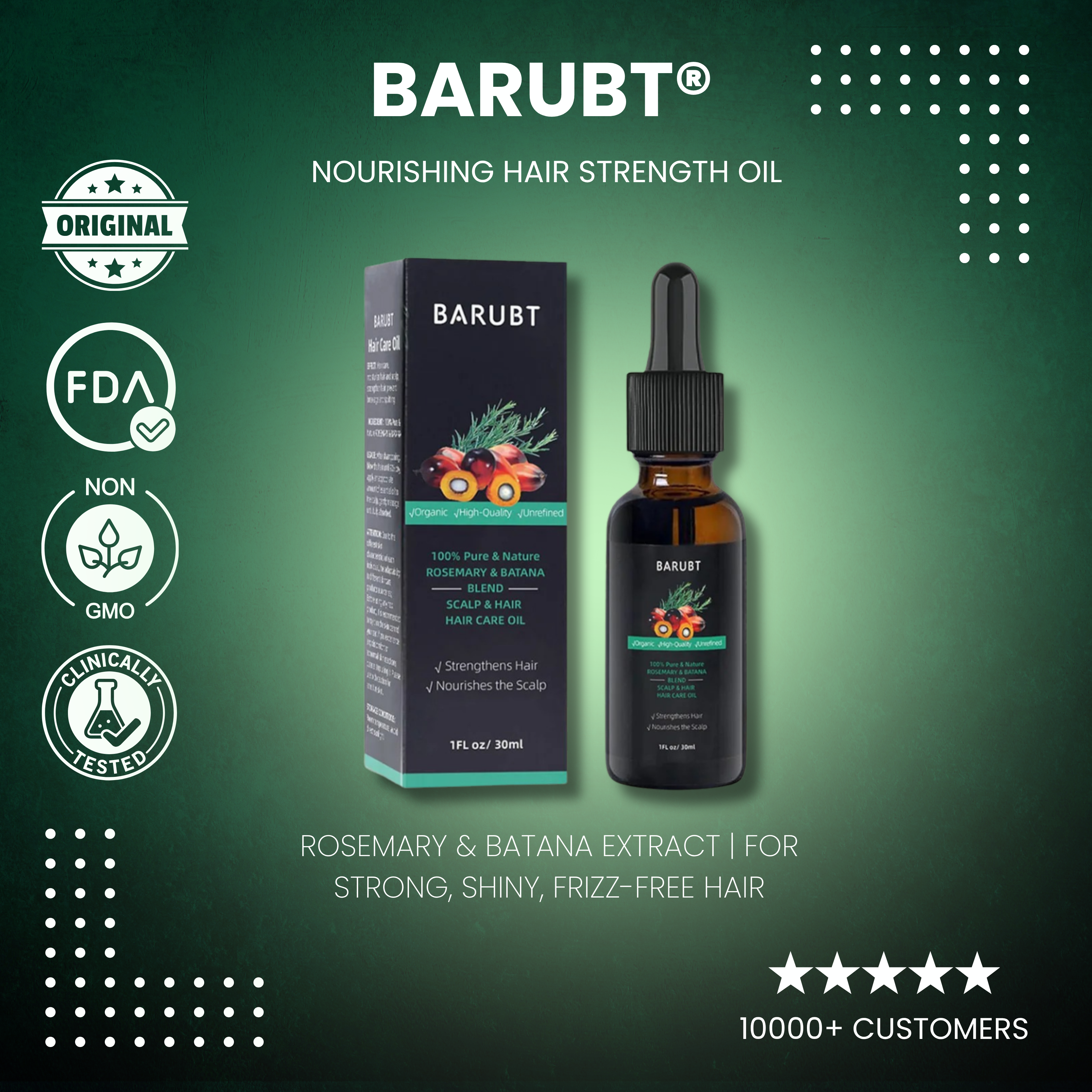 BARUBT® Nourishing Hair Strength Oil