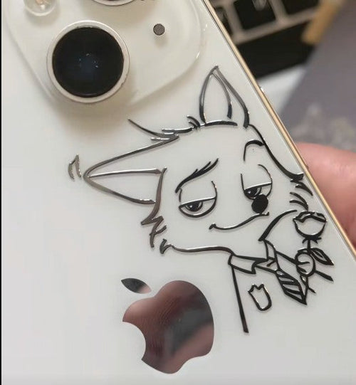 (Imported) 3D Crossing Metallic Stickers