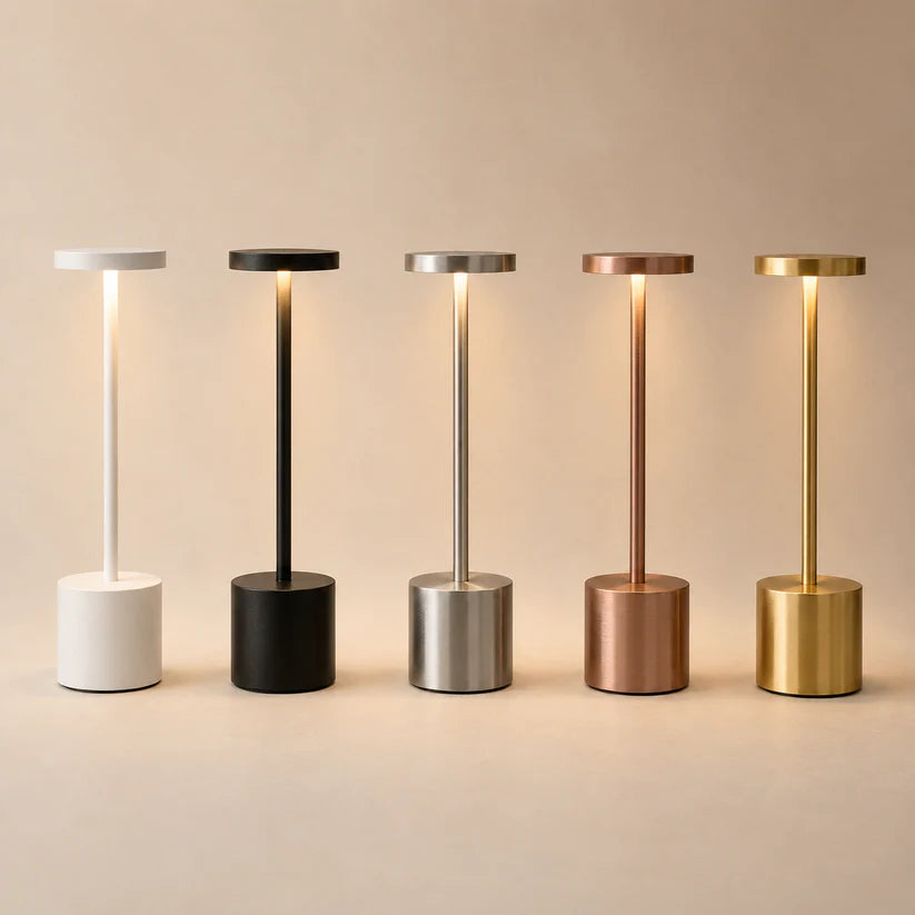 LUMITOP™ Aura Touch LED Table Lamp – Minimal Rechargeable, Dimmable & Cordless LED Light