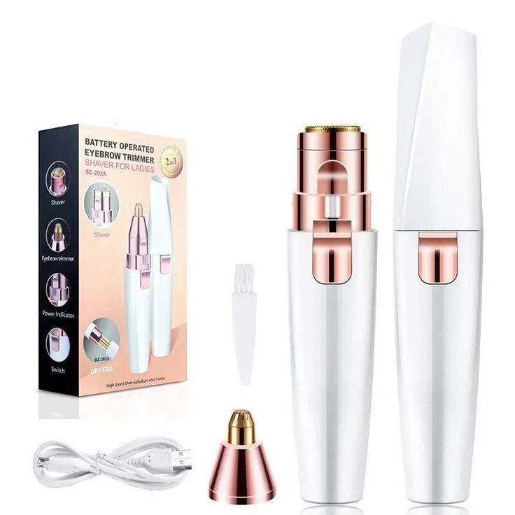 Flawless 2 in 1 Facial Hair Remover for Women – Painless Facial & Body