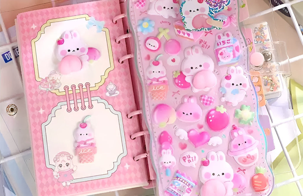 Mochi Mochi Puffy Stickers - Squishy Edition