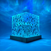 Water Waves Rgb Cube Lamp.