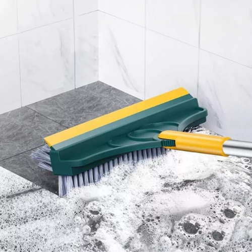 3 In 1 Floor Scrub Brush With Long Telescopic Handle