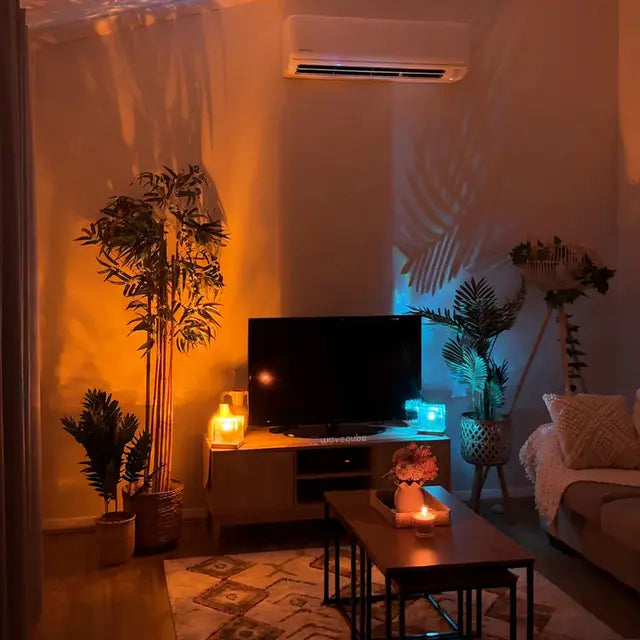 Water Waves Rgb Cube Lamp.