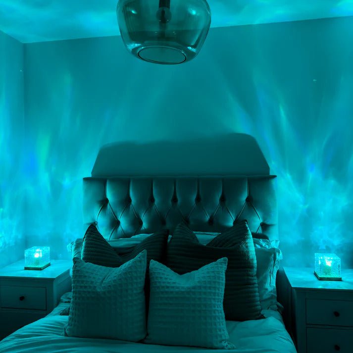 Water Waves Rgb Cube Lamp.