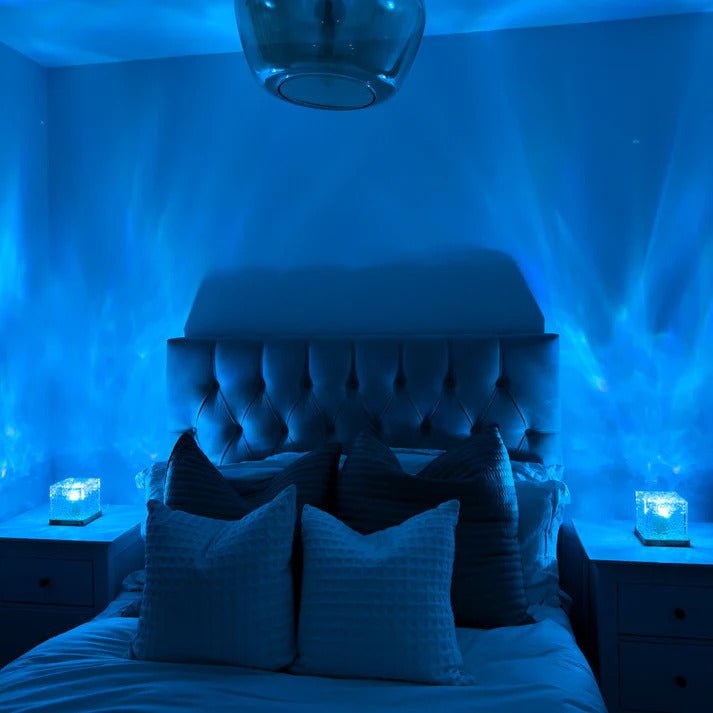 Water Waves Rgb Cube Lamp.