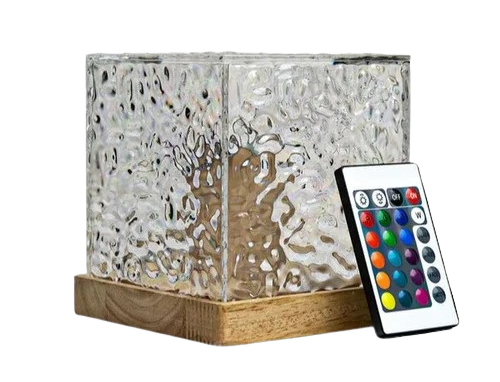 Water Waves Rgb Cube Lamp.
